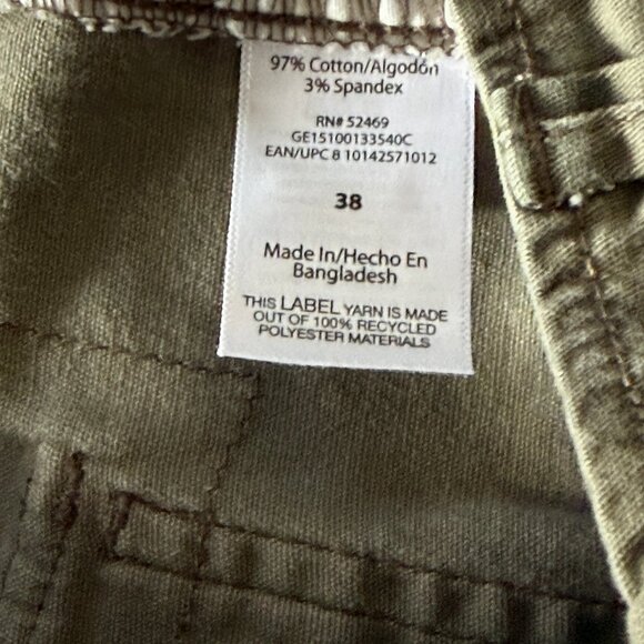 Soft Cotton Mens Relaxed Fit Camo Multi Pocket Cargo Shorts Size 38/10 - Picture 6 of 7